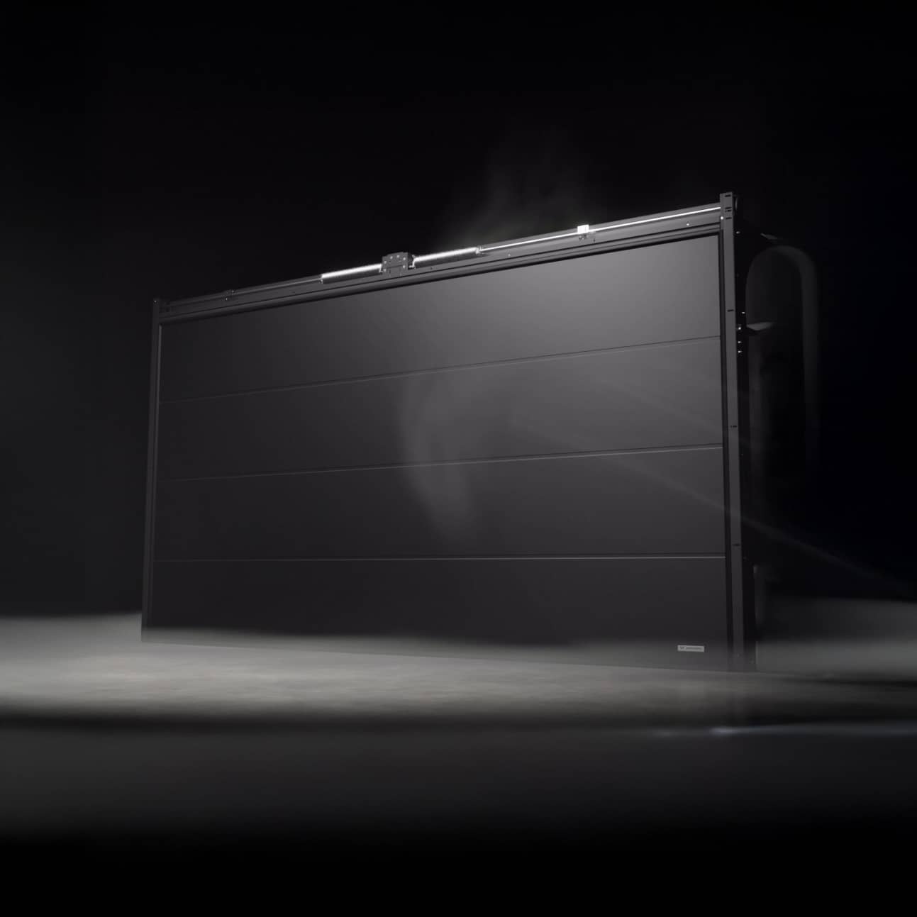 Sektionaltor Black Series mit glatter Oberfläche