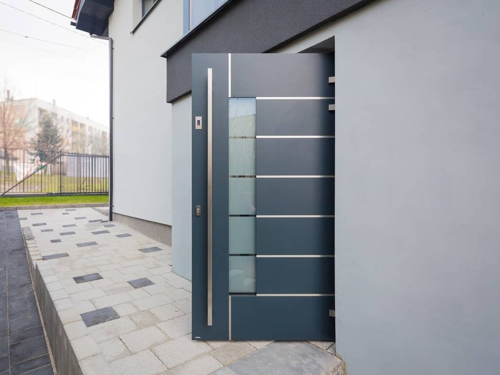Aluminium Eingangstüre